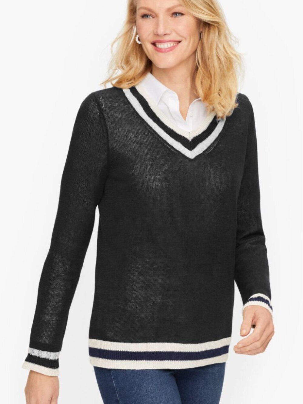Talbots Linen Sweater